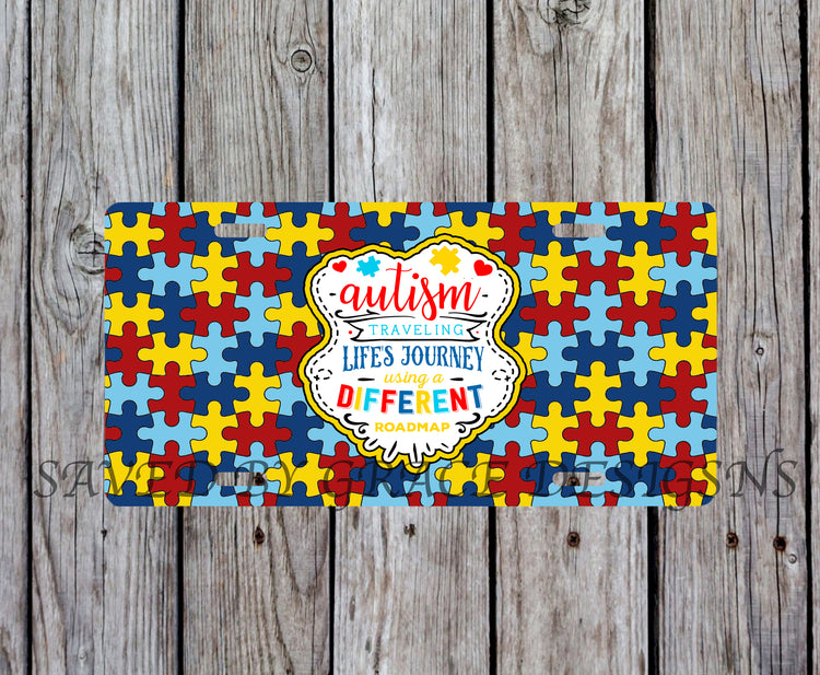 Autism license plate