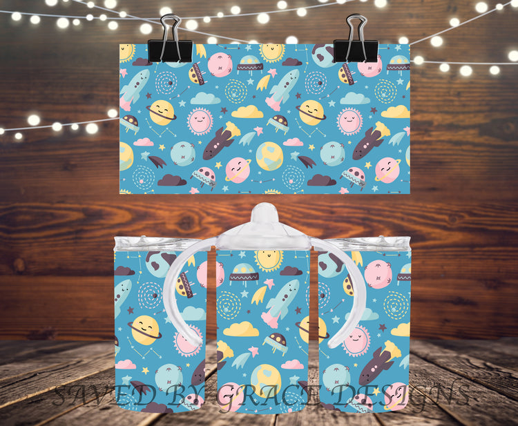 Boho space Sippy cup
