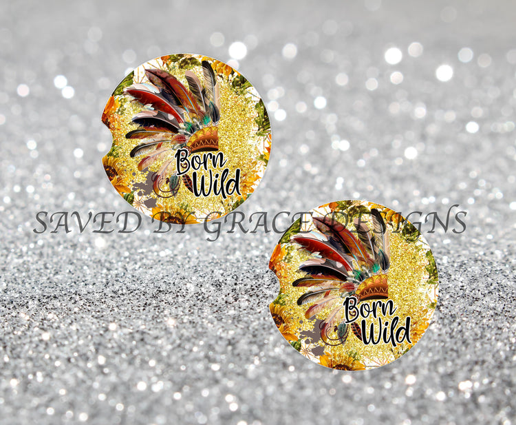 Born wild car coasters