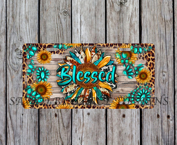 blessed license plate