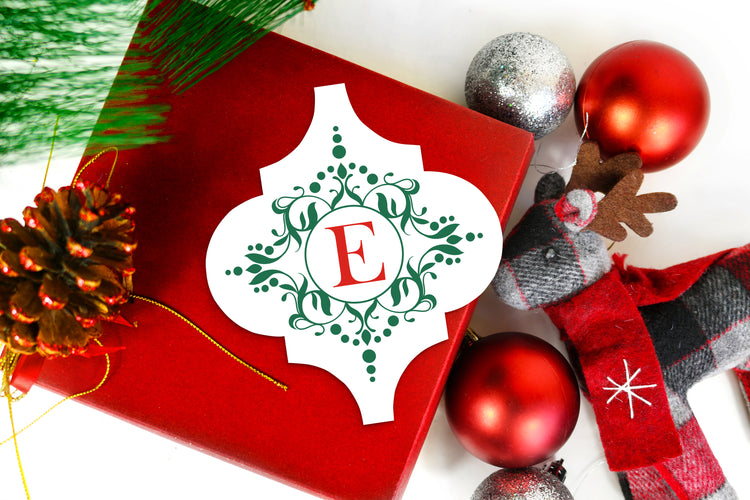 Letter E Ornament