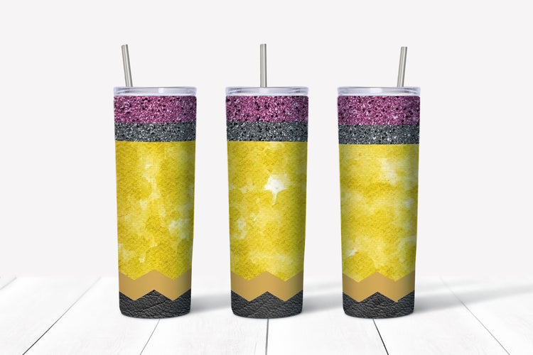 pencil sublimation tumbler