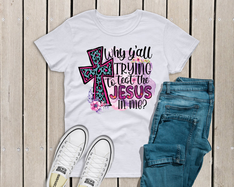 Why y'all trying the jesus in me