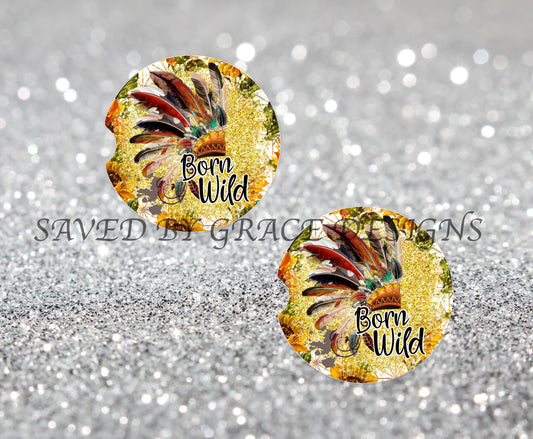 Born wild car coasters