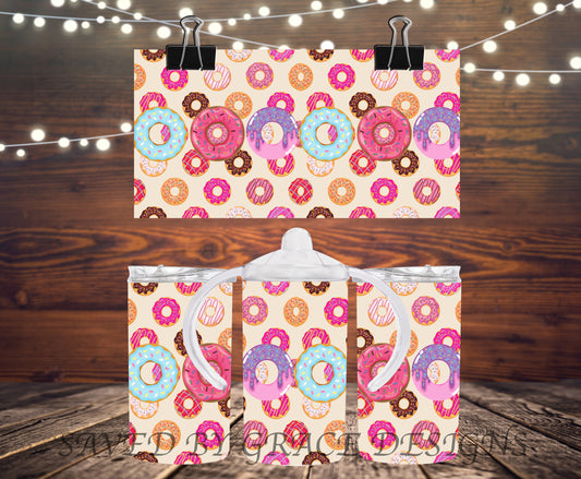Doughnut Sippy cup