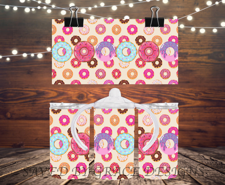 Doughnut Sippy cup