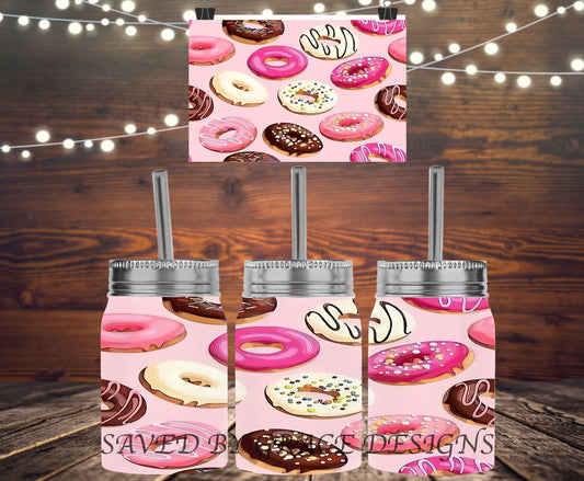 donut mason jar