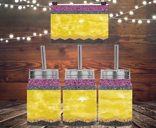 Pencil mason jar
