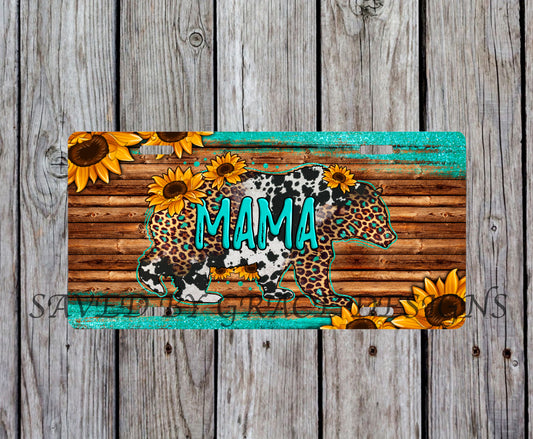 mama bear license plate