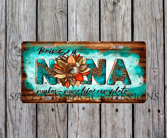 Nona license plate