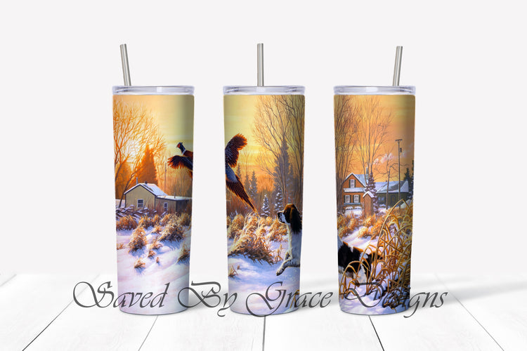 Farm dog sublimation tumbler