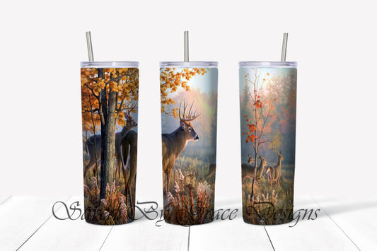 field deer sublimation tumbler