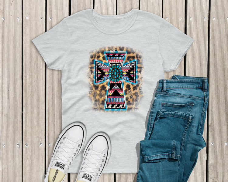 Cheetah Aztec cross