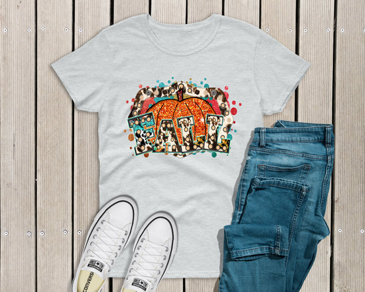 Fall cow print