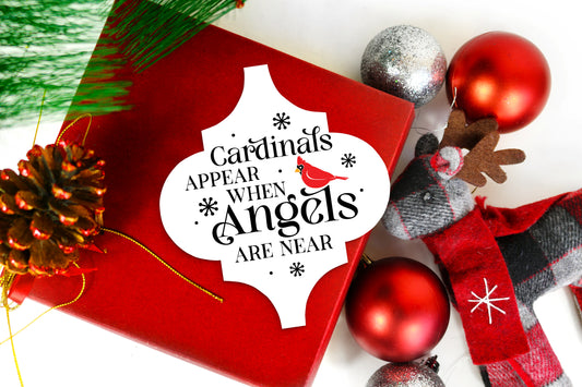 Cardinals appear when angels are near