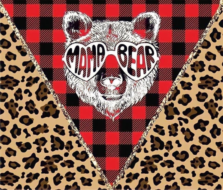 Mama bear sublimation tumbler