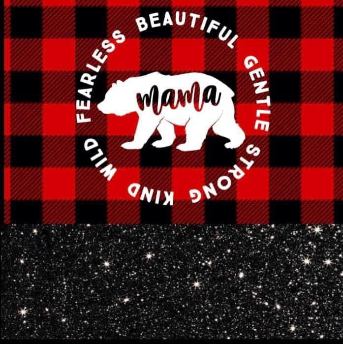 Mama bear sublimation tumbler