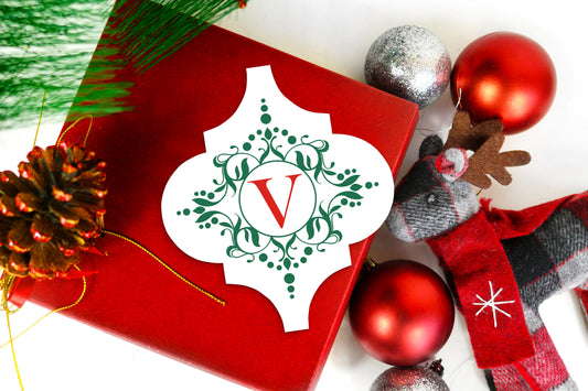 Letter V Ornament