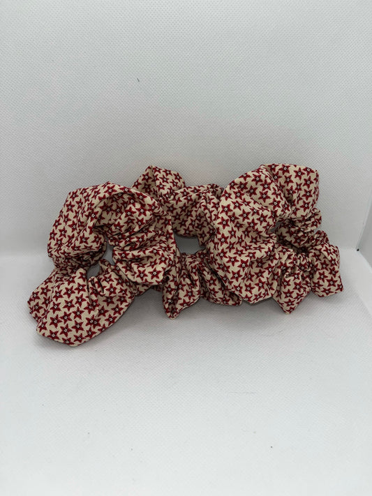 Red Star hair Scrunchie