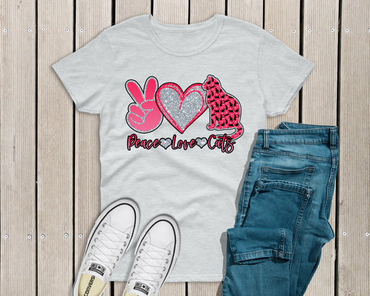 Peace love cats