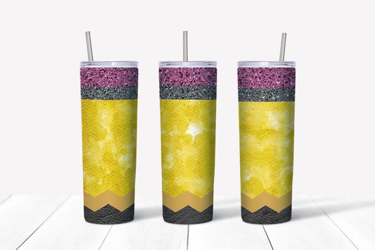 pencil sublimation tumbler