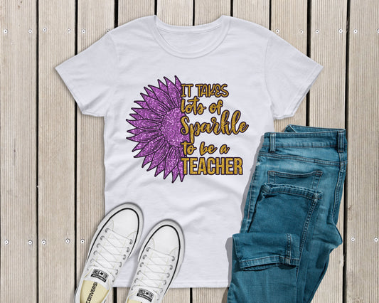 It takes lots of sparkle to be a teacher